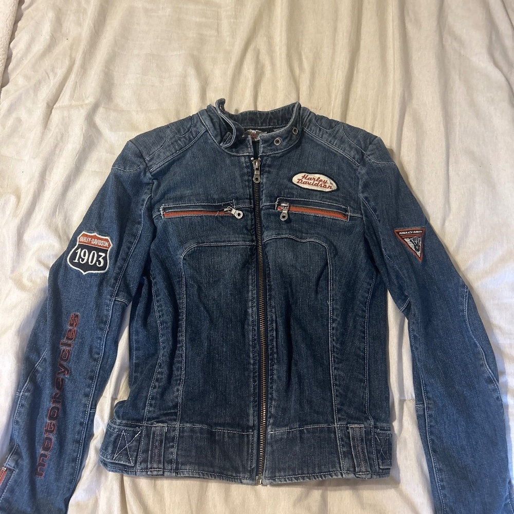Denim Harley Davidson Jacket